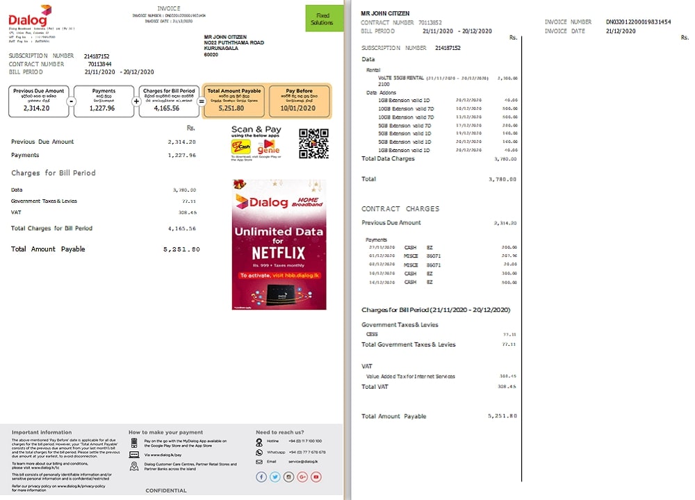  Minol USA business utility bill 